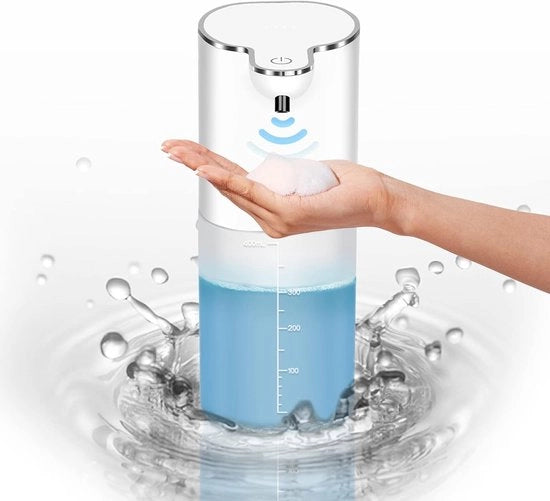 Dispensatore di sapone automatico per cucina e bagno - Induttivo, Montaggio a parete, 400ml, Eterogeneo