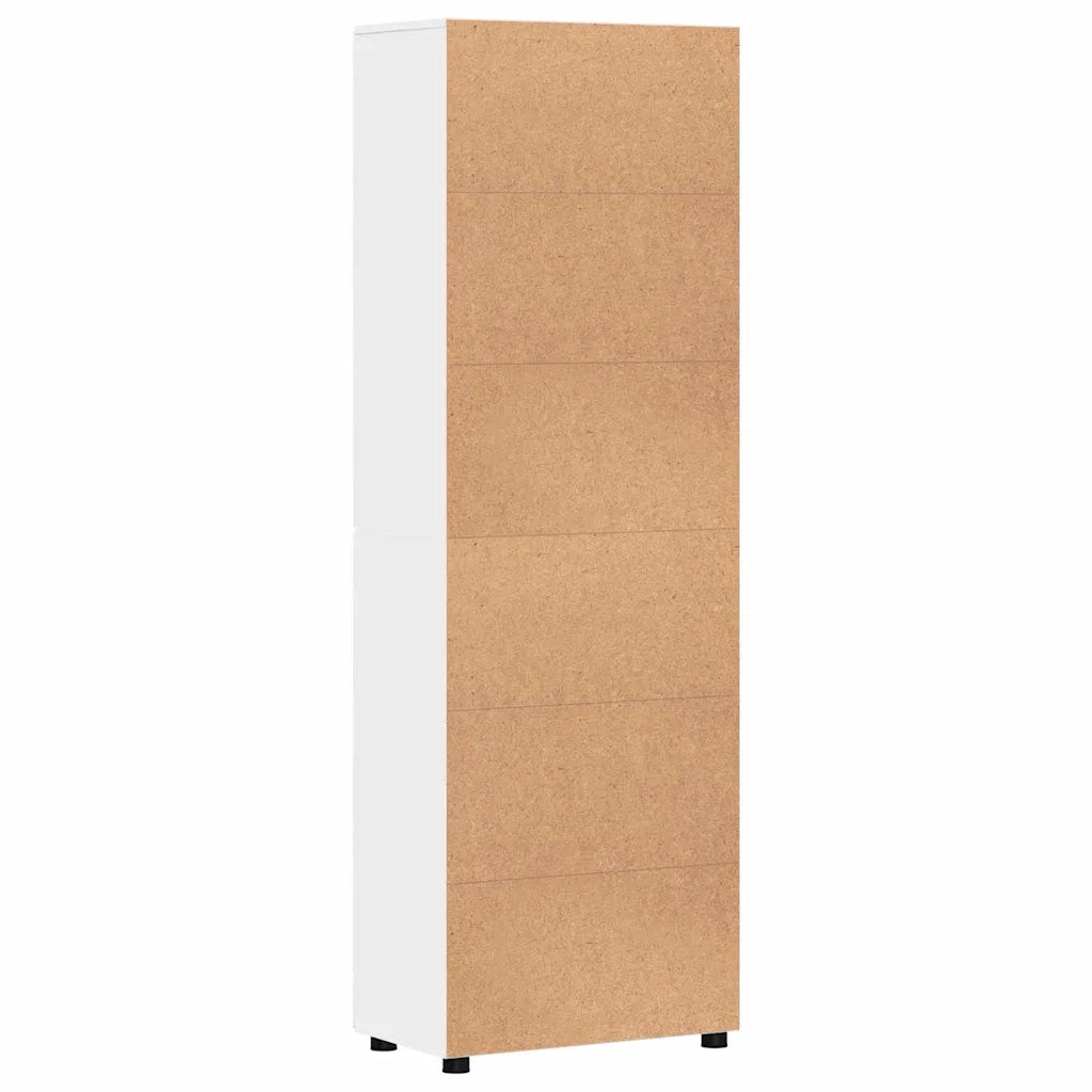 Credenza FLORIN Bianco 60 x 35 x 182 cm Legno multistrato