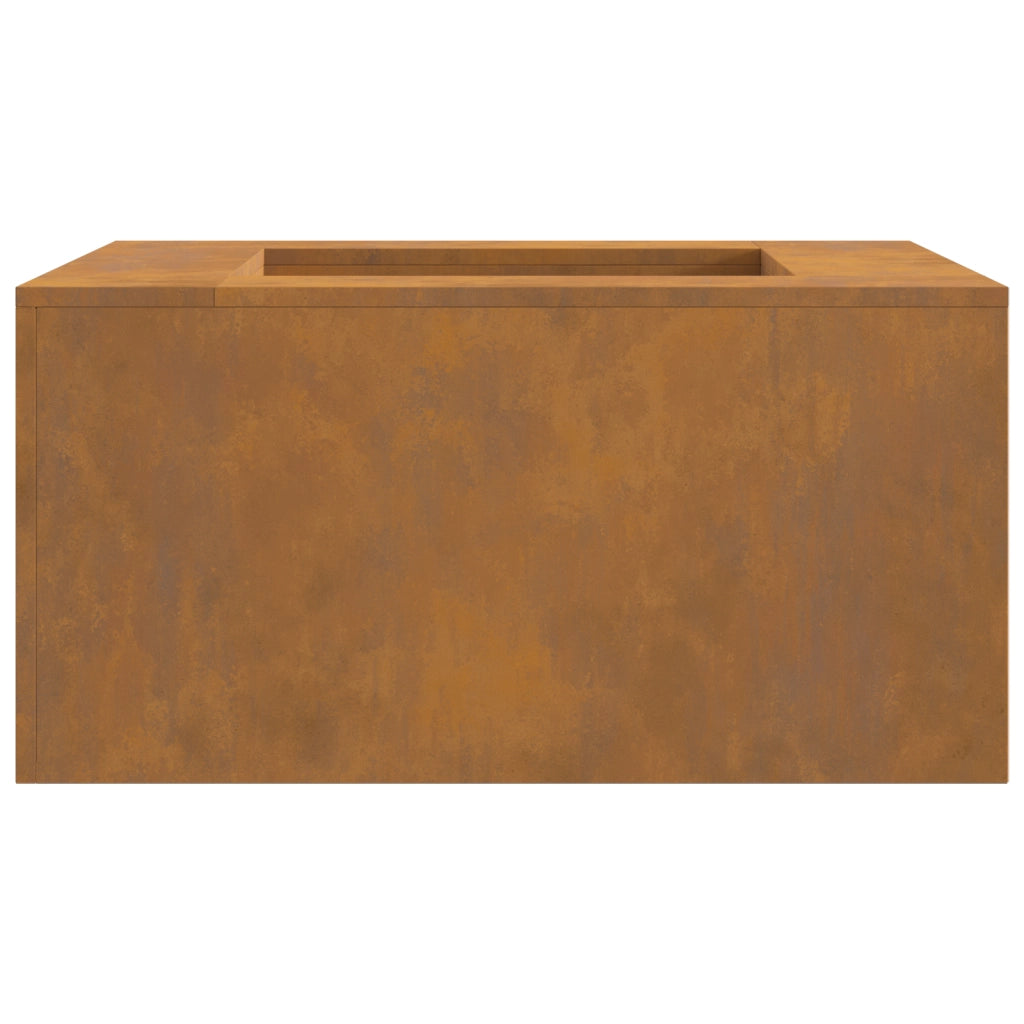 FogÃ£o a Lenha Quadrado 80x80x40 cm Acciaio Invecchiato