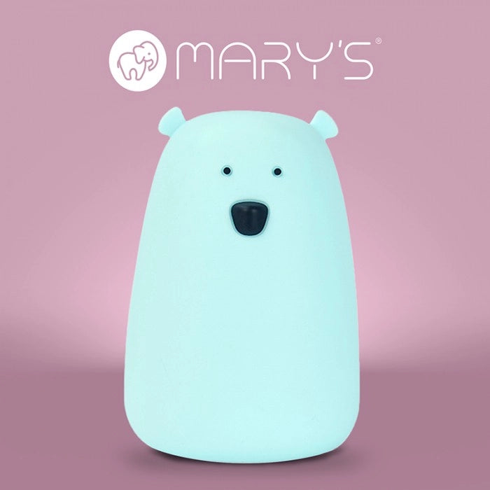Mary's Lampada notte bimbi Orsetto blu LED RGBW RC