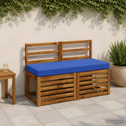 Cuscini per Panchina a 2 Pezzi SOEST 2 pz 100% Poliestere 950157