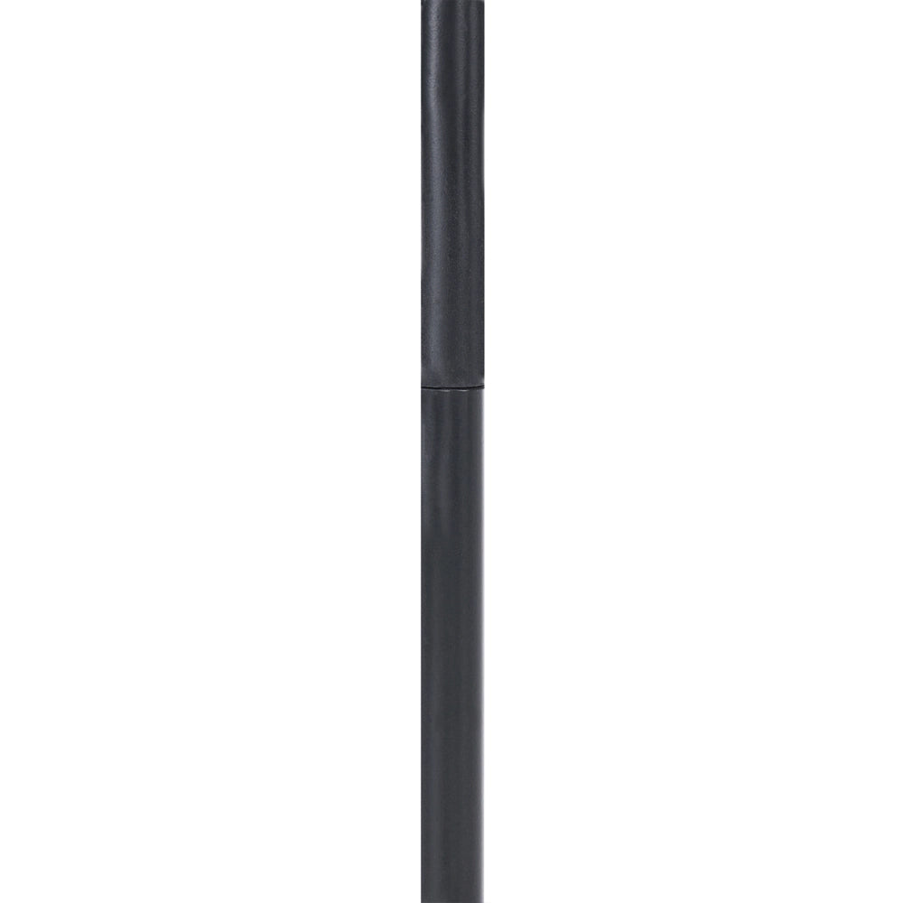 Appendiabiti in acciaio nero 130 cm da terra con dettagli in legno 3 ganci Moderno per ingresso