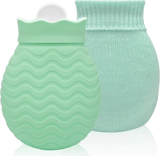 Termos per acqua calda - Sacchetto in silicone - 320 ml - Verde