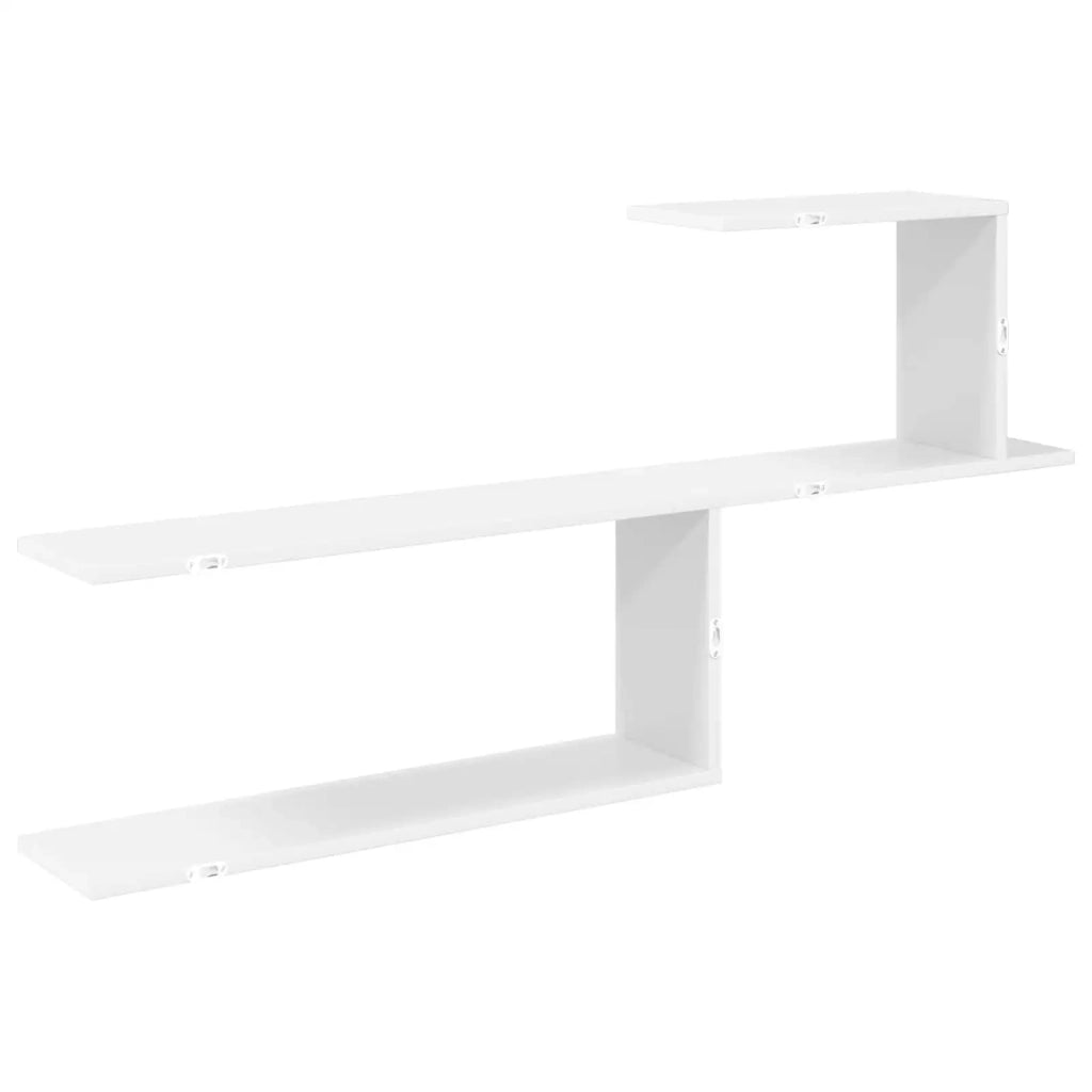 Scaffale da parete Bianco 122 x 18 x 60 cm Legno ingegnerizzato 8012180