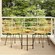 Set da Pranzo da Giardino 3 pz in Polyrattan 3157829