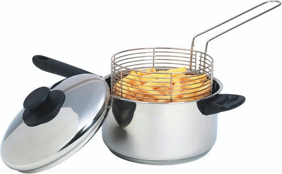 Piatto per frittelle - induzione - acciaio inossidabile - 20 cm