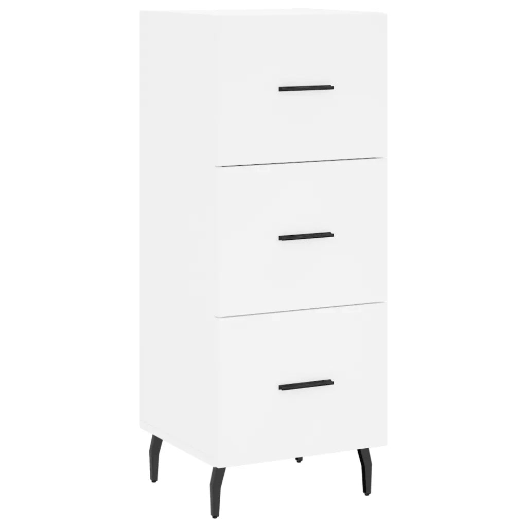 Credenza Bianca 34,5x34x180 cm in Legno Multistrato 3200209