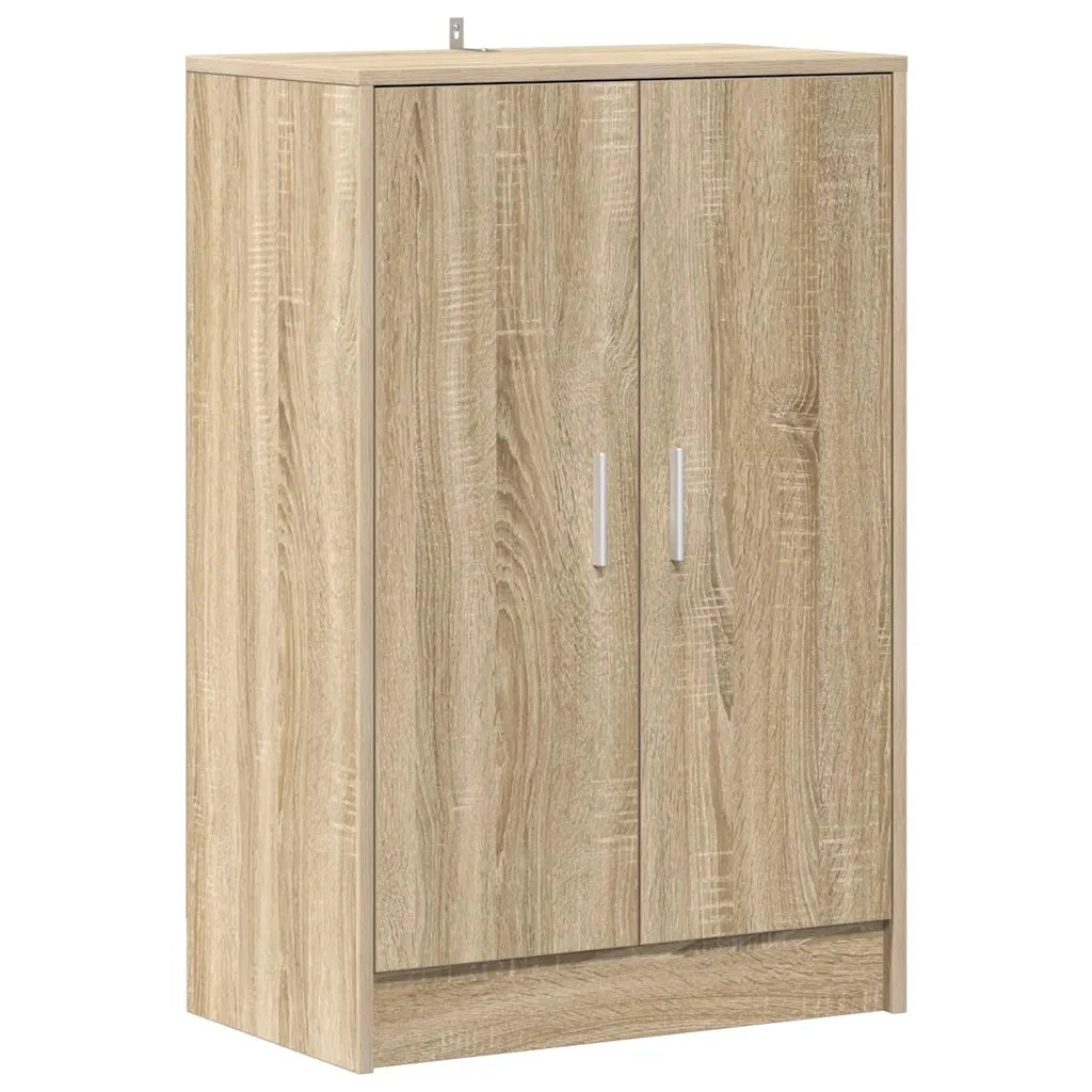 Scarpiera Rovere Sonoma 60x35x92 cm in Truciolato
