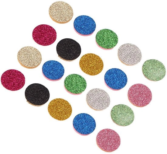 Pads di riserva per oli essenziali - 20 pezzi - ronde - lavabili e riciclabili - materiale ecosostenibile - disponibili in diverse colorazioni - pad di profumo