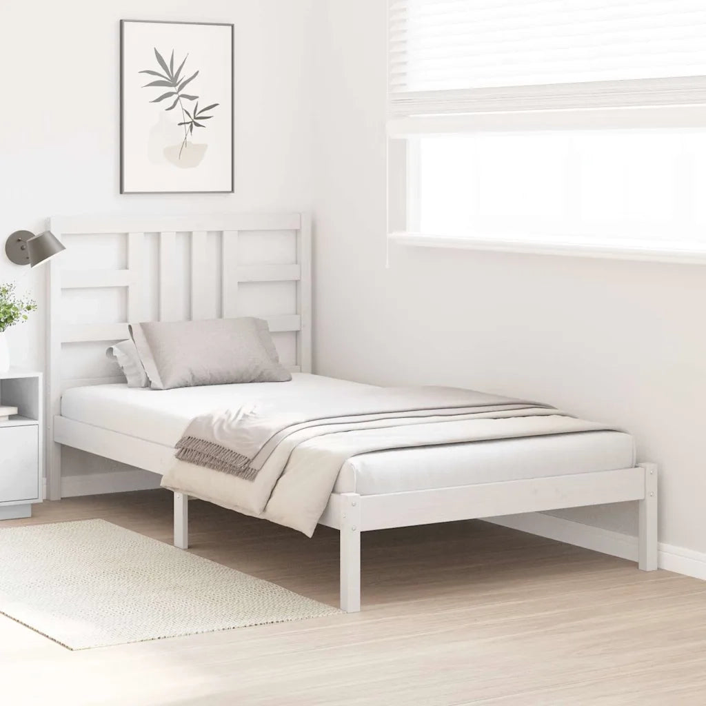 Giroletto Bianco in Legno Massello 100x200 cm 3105396
