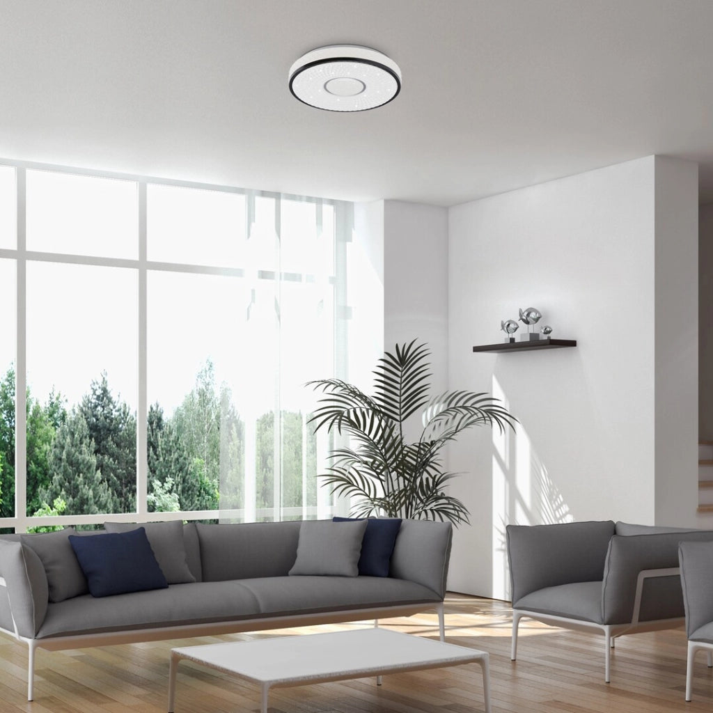 Plafoniera LED rotonda Ø39,5 24W effetto stelle Rabalux