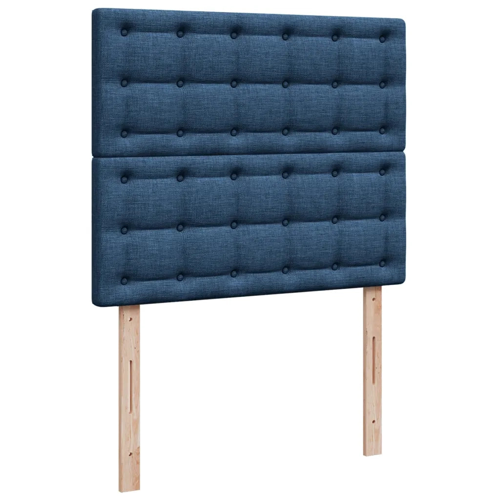 Giroletto a Molle con Materasso Blu 120x200 cm in Tessuto 3291655