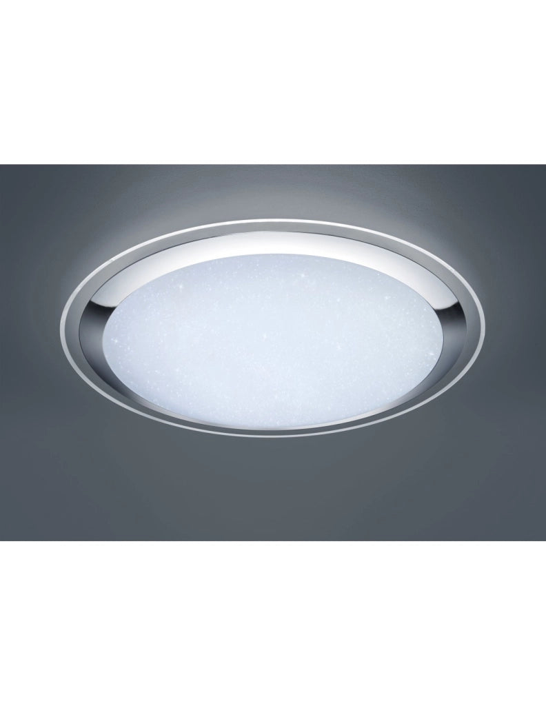 Grande Plafoniera Led Dimmer Miko Glitter Ø85 cm Trio Lighting