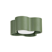 Plafoniera OVIO 1 verde oliva Gx53