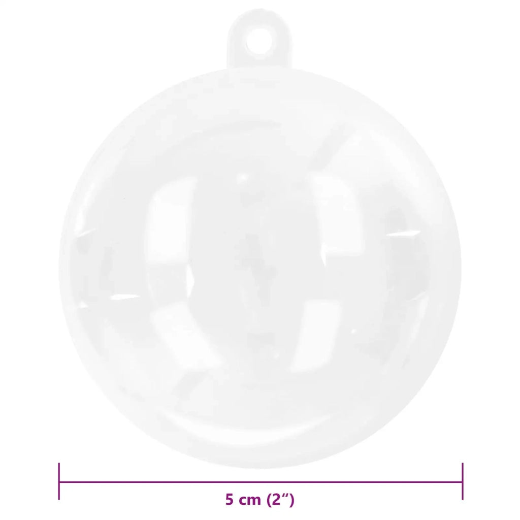 Set di Palle di Natale 50 pz Trasparente ? 5 cm CFW2654779