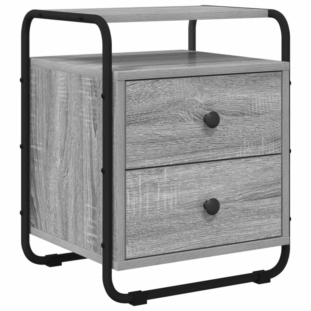 Armadio da Notte Sonoma grigio Legno ingegnerizzato 8007629