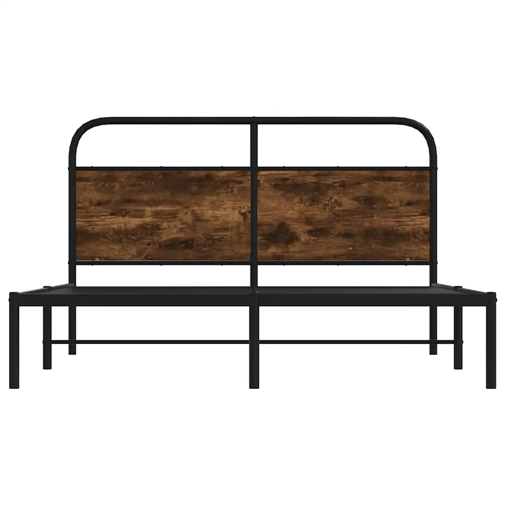 Giroletto senza Materasso Rovere Fumo 140x190 cm in Truciolato 4100209