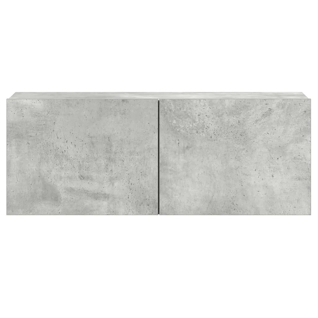 Set Porta TV 3 pz Grigio Cemento in Truciolato  cod mxl 20816