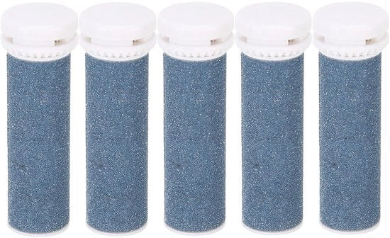 Pulitori per piedi - Rimozione della pelle - 5 extra navette - Cura efficace dei piedi - Piedi lisci