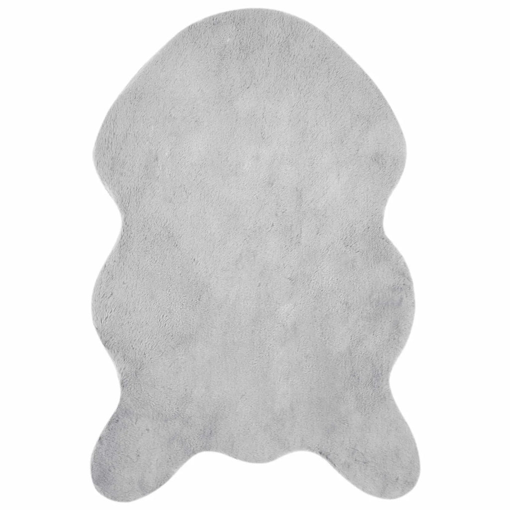 Tappeto antiscivolo in sintetica di coniglio OLITE Grigio 42021695