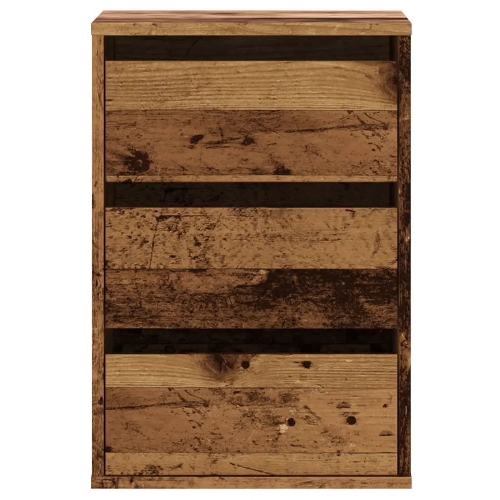 Cassettiera Angolare Legno Antico 40x41x58 cm Legno Multistrato 852841