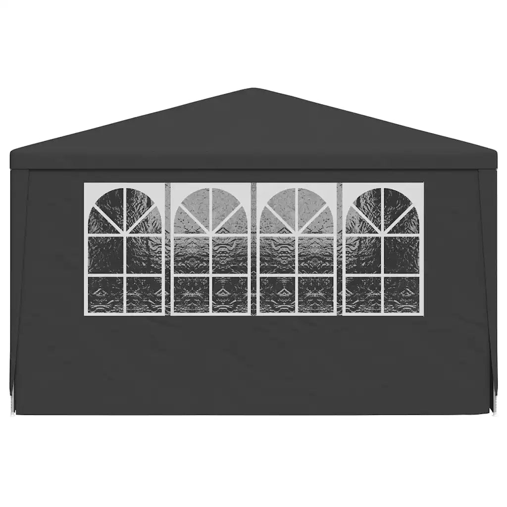 Gazebo Professionale con Pareti 4x6 m Antracite 90 g/m² 48537
