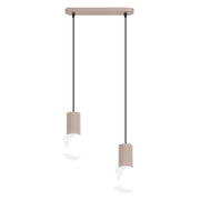 Lampada a sospensione HALO 2L taupe