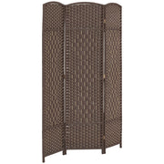 Paravent in legno 3 ante ¨C zephmum ¨C 135x180 cm marrone