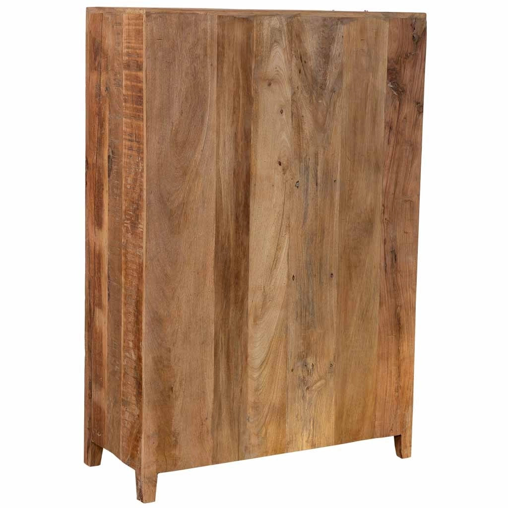 Vetrina in legno naturale 100x43x148