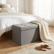 Pouf contenitore in stoffa -  NADIA