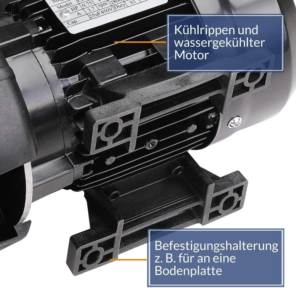Pompa per filtraggio 15.900 l/h prefiltro Pompe per Piscina sistemi di filtraggio a Sabbia Altezza Portata 8 m