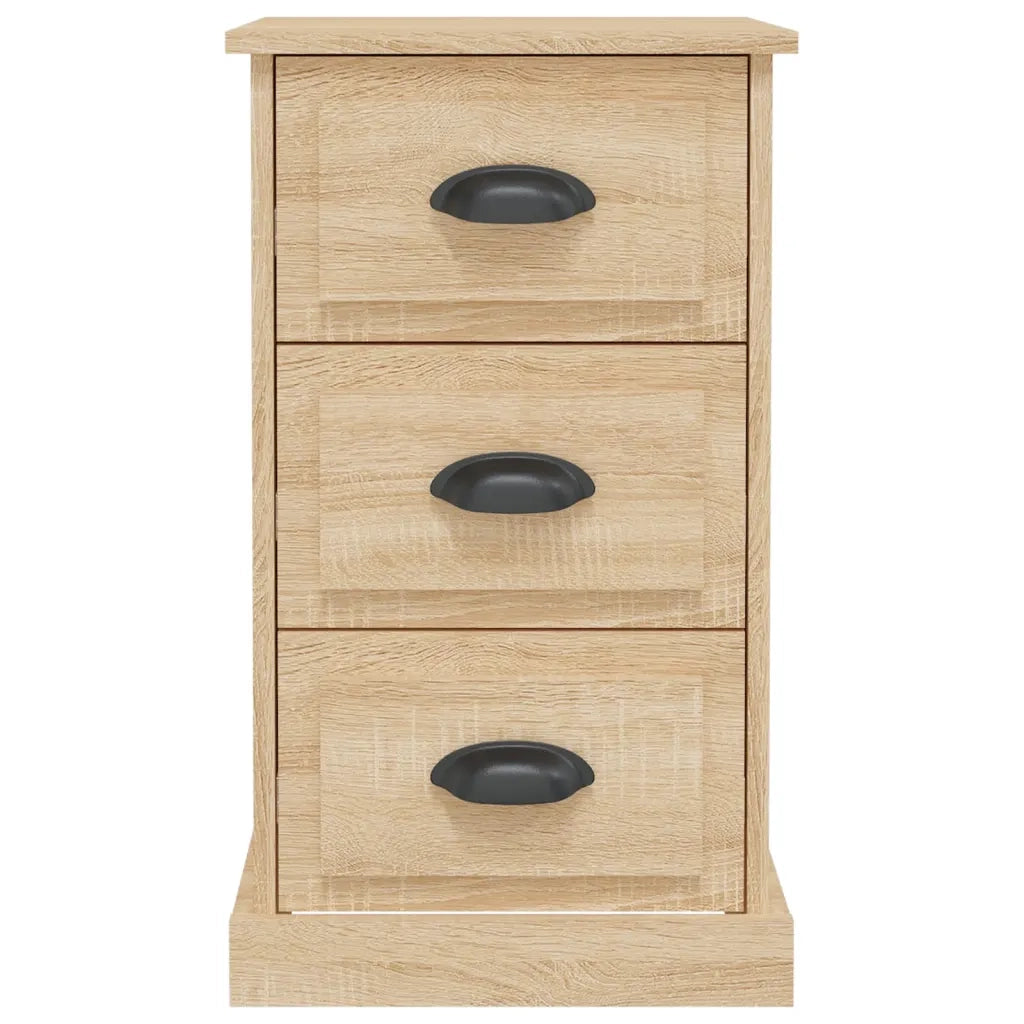Comodino-Tavolino da notte Rovere Sonoma 39x39x67 cm in Legno Multistrato