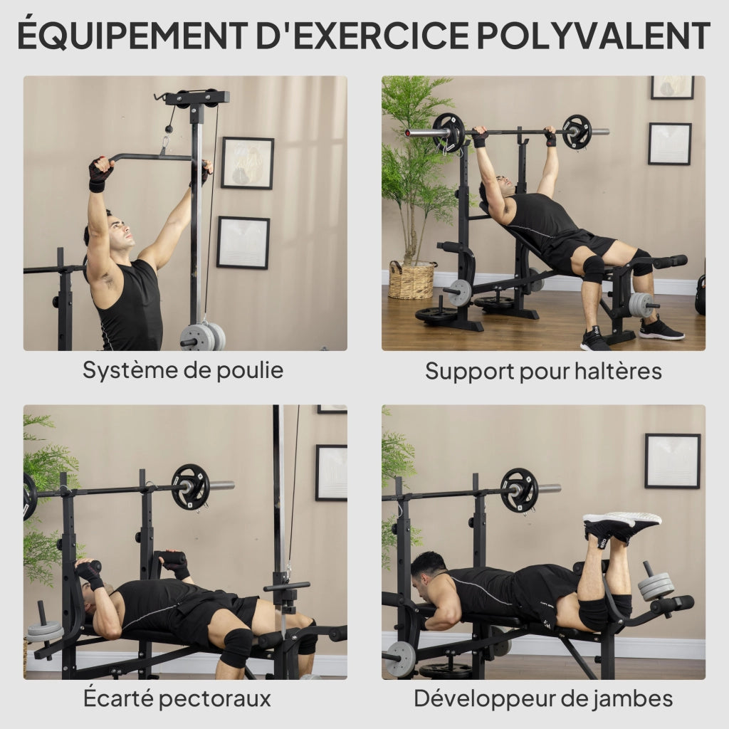 Panchetta per allenamento multifunzione ¨C zephmum ¨C 180x134x200 cm