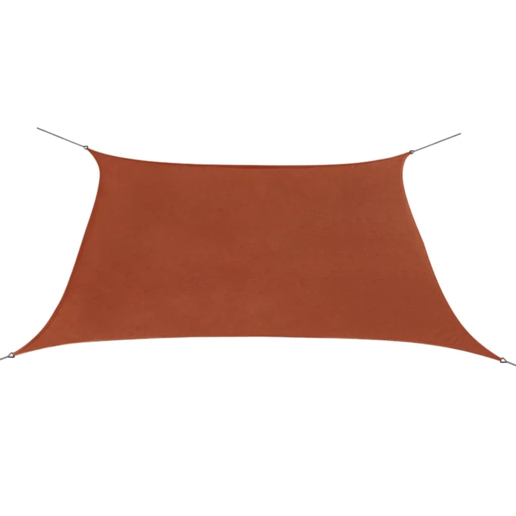 Vela ombreggiante/ombrellone quadrato in tessuto Oxford color terracotta 2 x 2 m 02_0009547