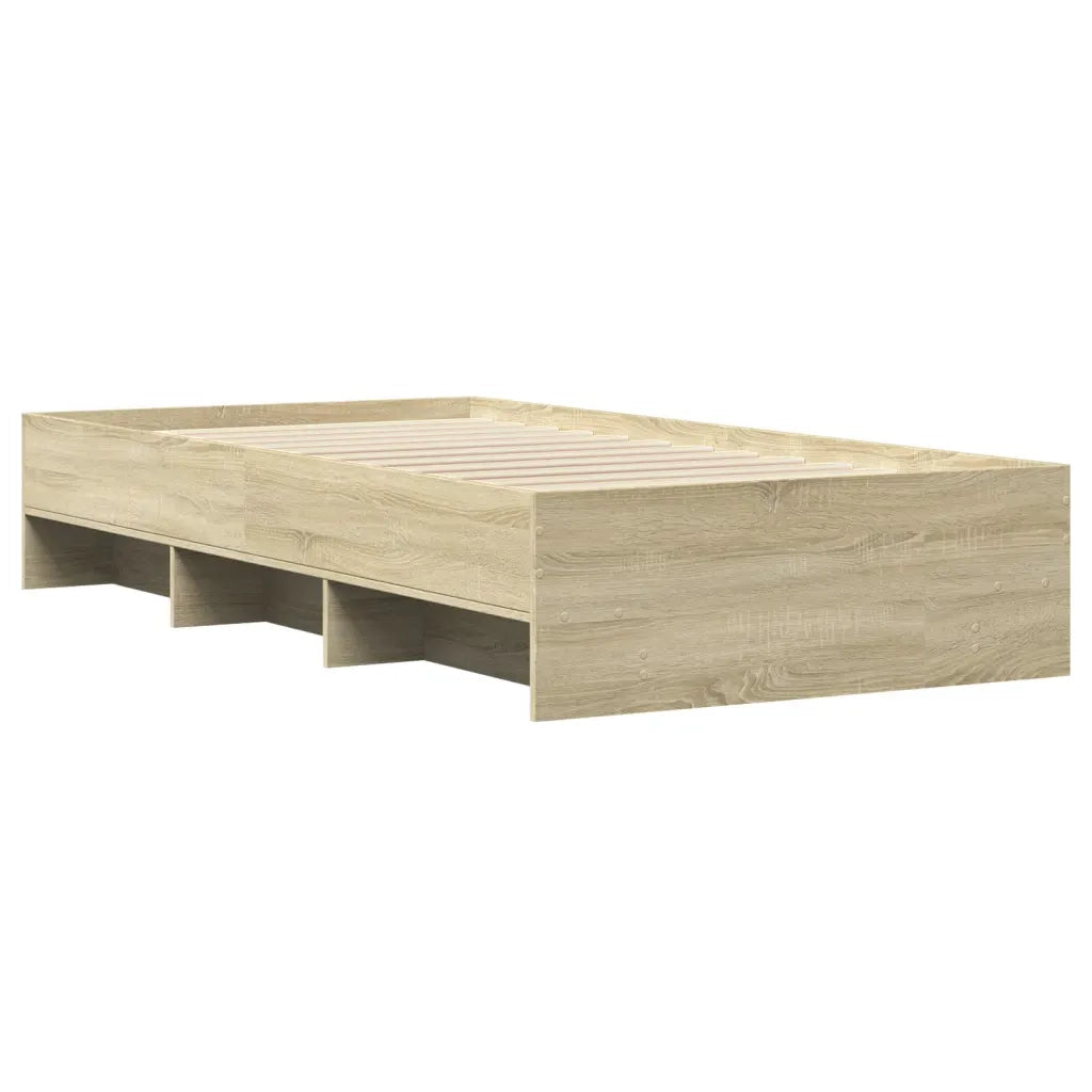 Giroletto senza Materasso Rovere Sonoma 90x200 cm in Truciolato 3295676