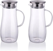 Karaf con coperchio 1,4 litri per ghiaccio e succhi di frutta acqua can waterkaraf (1 pezzo)