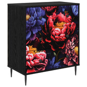 Cassettiera KIEL Stampa di peonia scura 66 x 36,5 x 76 cm 8007383