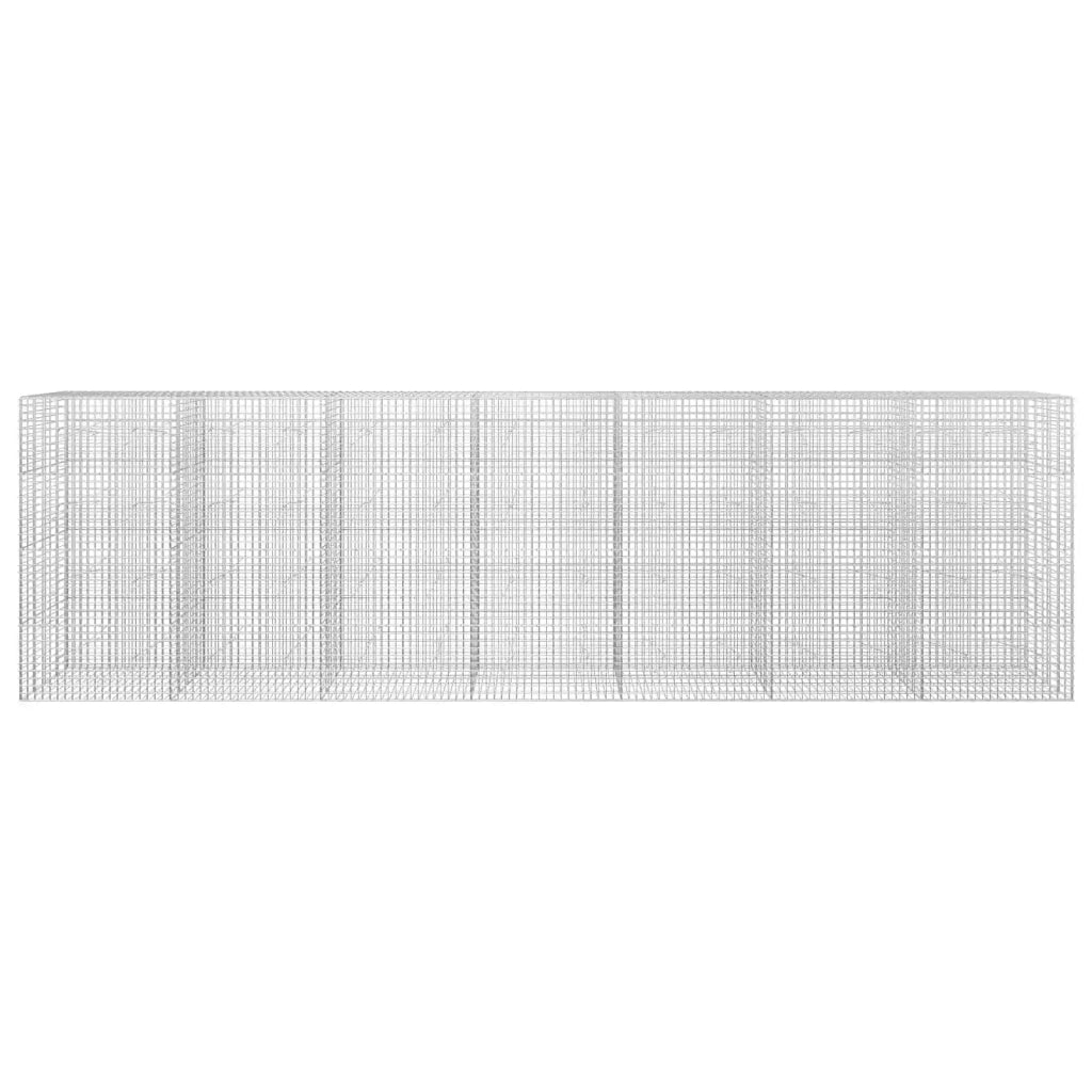 Gabione con filo da 5 mm e rete da 5x5 cm 700x20x200 cm 3464120