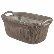Curver Cesto Portabiancheria Knit 40 L Marrone Metallizzatocod mxl 119978