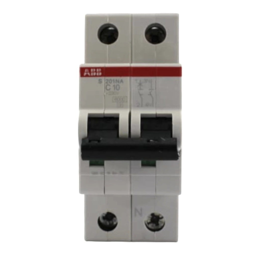 Interruttore magnetotermico S 201 Na - C10 6KA 1P+N 10A Abb