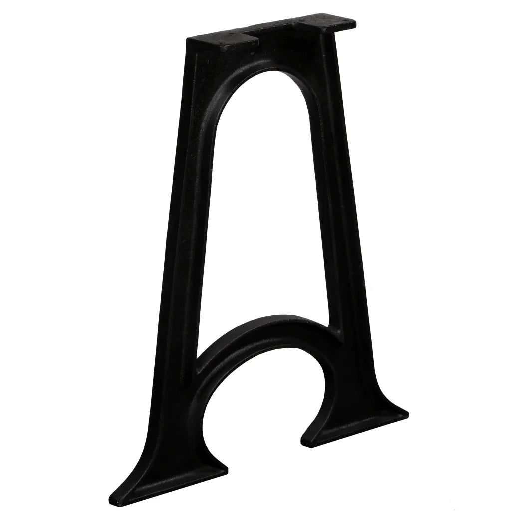 Gambe per Tavolo da Pranzo 2pz Base ad Arco Forma di A in Ghisa