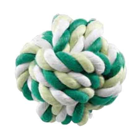 GIOCO PER CANI 'PALLINA INTRECCIATA' Ø 8 cm