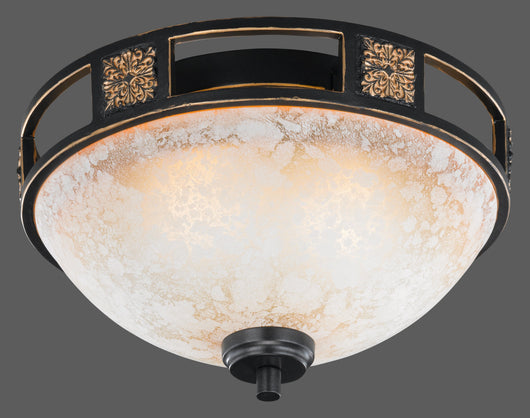 Plafoniera da Interno  E27 in Metallo Ruggine