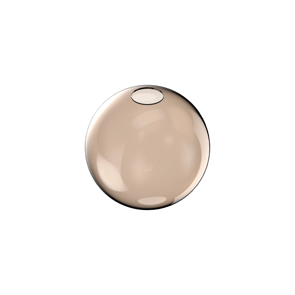 Rosone Contemporaneo Rubber Metallo Ambra Grande