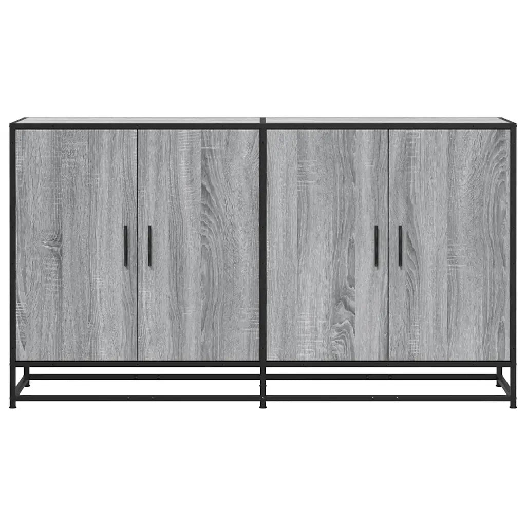 Credenza Grigio Sonoma 134x35x76 cm in Truciolato 3300818
