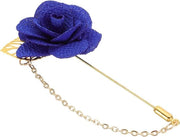 Broche con fiocchetto di catenina in blu chiaro per matrimonio e festa