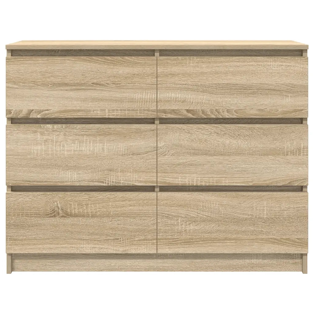 Credenza Rovere Sonoma 100x35x76 cm in Legno Multistrato 3328500