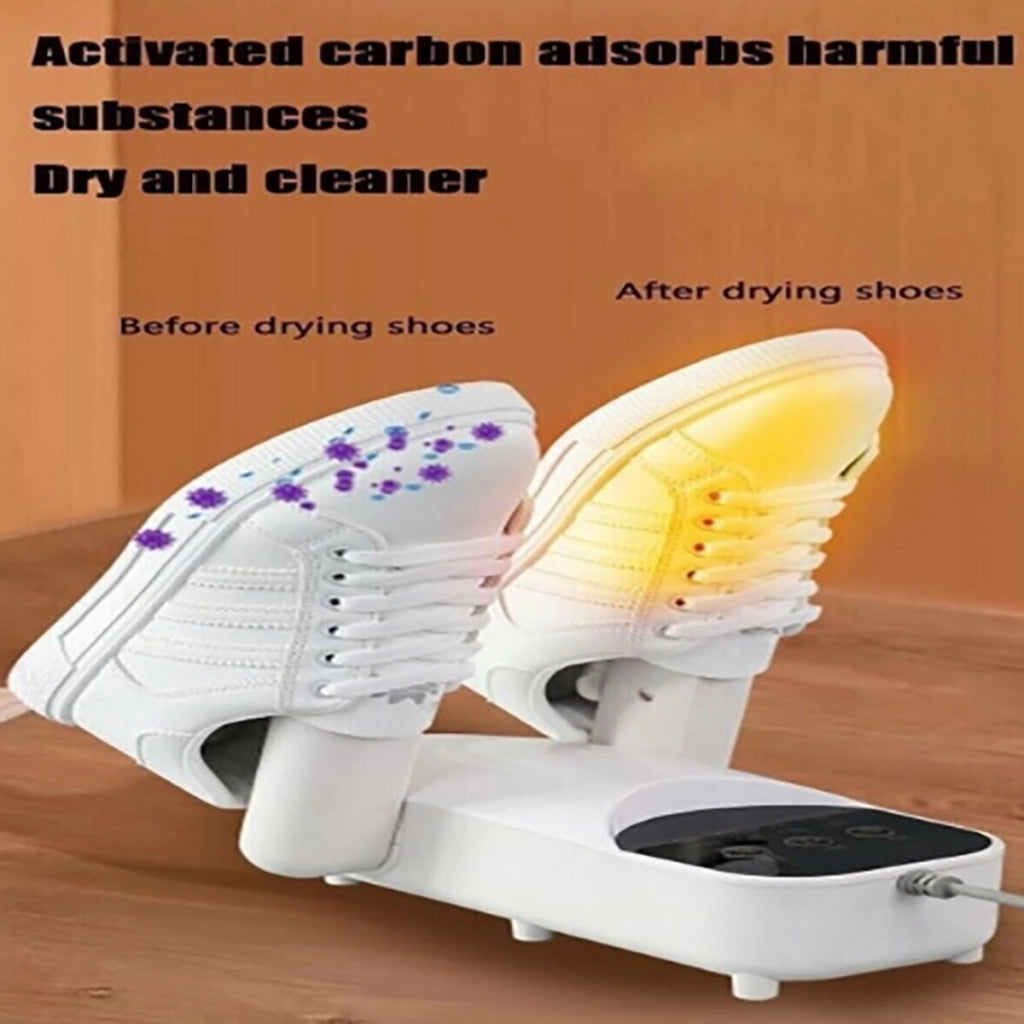 ASCIUGATORE ESSICCATORE SCARPE PIEGHEVOLE UV DEODORANTE DISPLAY STIVALI SPORT