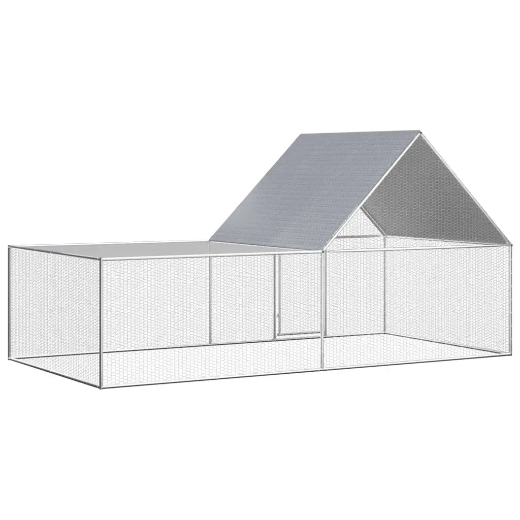 Pollaio 4x2x2 m in Acciaio Zincato cod mxl 50530