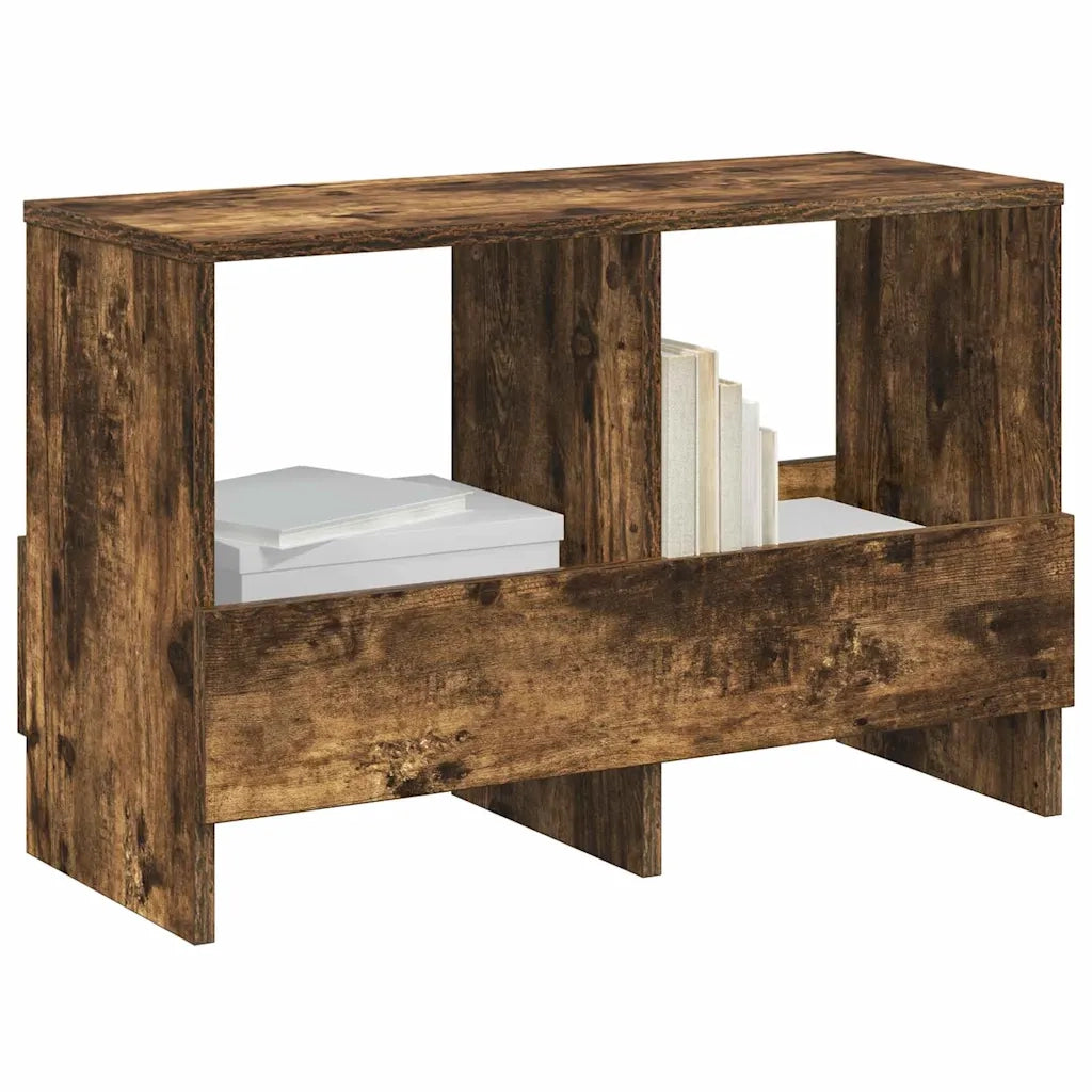 Scaffale per riviste Rovere fumé 68,5 x 30 x 45 cm 890988